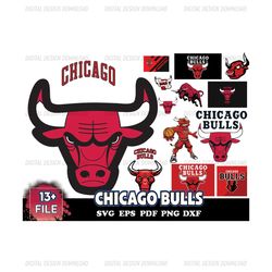 11 file chicago bulls svg bundle