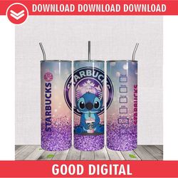 stitch starbucks coffee 20oz tumbler wrap png