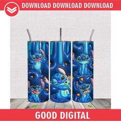 stitch and scrump 3d skinny tumbler template png