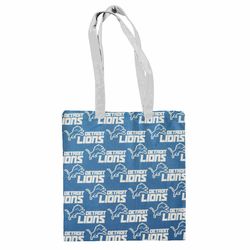 detroit lions cotton canvas tote bag hand bag travel bag school grocery beach accessories customizable strap