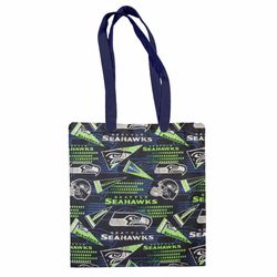 seattle seahawks cotton canvas tote bag hand bag travel bag school grocery beach accessories customizable strap