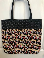 mickey mouse tote bag, custom bag