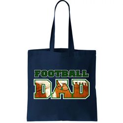 football dad graphic sports tote bag