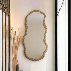 full length wall mirror irregular designer mirror large entryway mirror