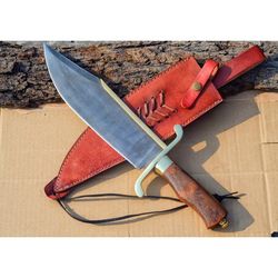 custom handmade carbon steel bowie knife survival knife outdoor knife camping knife