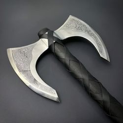 TWO HEADED Steel Viking Axe | Steel Axe | Steel Blade | Steel Viking Axe | Steel Blade | Steel Viking Axe