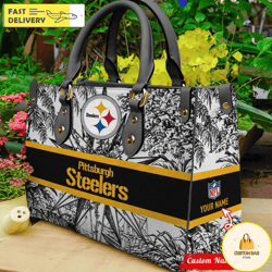 NFL Pittsburgh Steelers NFL Women Leather Bag, Custom Bag