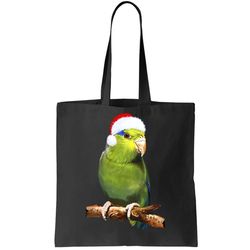 Christmas Bird Parrot Tote Bag