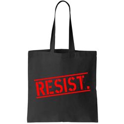 resist. vintage army stamp anti trump resistance tote bag