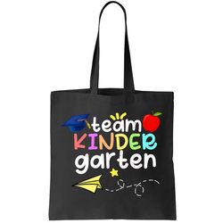 Team Kindergarten Cute Back To Scool Tote Bag