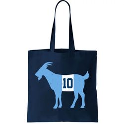 Messi Goat 10 Argentina Soccer Tote Bag