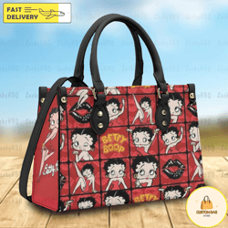 betty boop leather handbag, betty boop handbag, betty boop fan gift