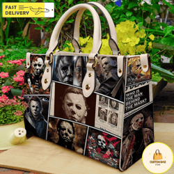 Horror Characters Halloween Leather Bag,Horror Handbag,Halloween Bags and Purses 8