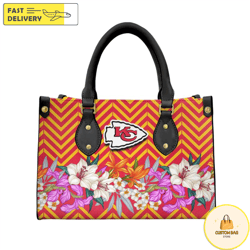 Kansas City Chiefs Flower Pattern Limited Edition Fashion Lady Handbag 6