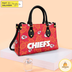 Kansas City Chiefs Turle Pattern Limited Edition Fashion Lady Handbag 1