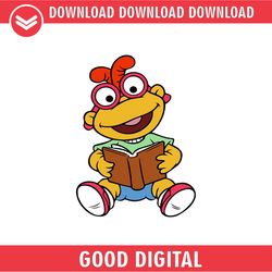 skeeter reading book the muppet babies svg