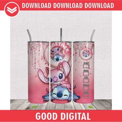 stitch angel together forever 20oz tumbler wrap png