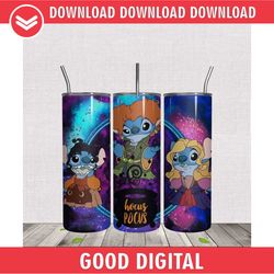 stitch sanderson sisters hocus focus 20oz tumbler wrap png