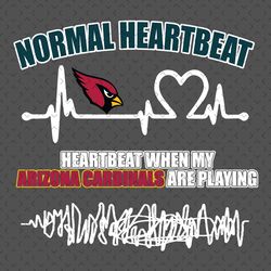 arizona cardinals heartbeat svg, nfl svg, football svg file, football logo,nfl fabric, nfl football