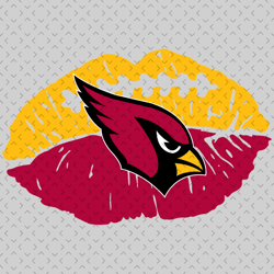 arizona cardinals nfl lips svg, nfl svg, football svg file, football logo,nfl fabric, nfl football