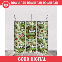 3d keroppi hello kitty 20oz tumbler wrap png file