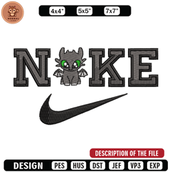 nike x dragon embroidery design, dragon embroidery, nike design, embroidery shirt, embroidery file, digital download