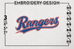 rangers mlb word logo emb files, mlb texas rangers team embroidery, mlb teams, 3 sizes, mlb machine embroidery designs,
