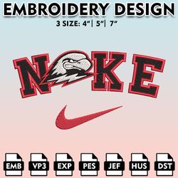 machine embroidery files, nike southern utah thunderbirds embroidery designs, ncaa embroidery files, digital download