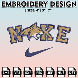 montana state bobcats, machine embroidery files, nike montana state bobcats embroidery designs, ncaa embroidery files