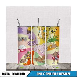 pokemon 20oz tumbler wrap png