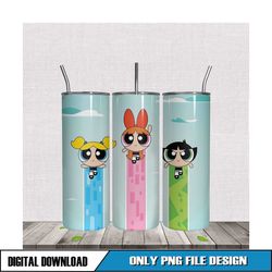 powerpuff girls tumbler design idea png