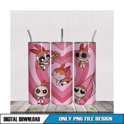 coffeecup wrap 20oz the powerpuff girls png