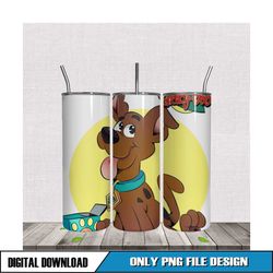 happy scooby doo tumbler sublimation png