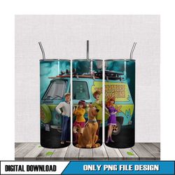 scooby doo the mistery machine 20oz tumbler png