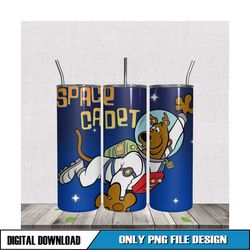 scooby doo astronaut tumbler sublimation png