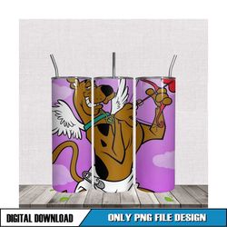 scooby doo cupid 20oz tumbler design idea png