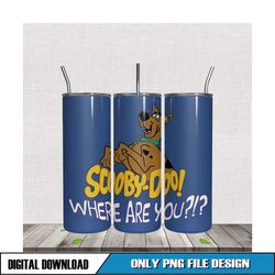 scooby doo where are you 20oz tumbler png