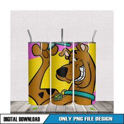 scooby doo smile tumbler sublimation design png