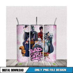 vilain bad girl 20oz tumbler design idea png