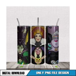 fairy tales skinny villain 20oz tumbler design png