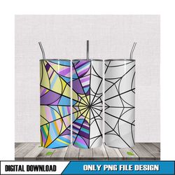wednesday spider net 20oz tumbler png