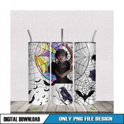 wednesday dancing 20oz tumbler wrap png