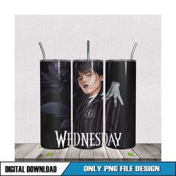 thing wednesday 20oz tumbler design idea png