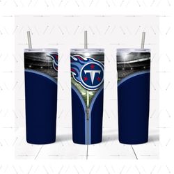 Tennessee Titans Tumbler, Tennessee Titans Wrap, Tennessee Titans Design, Sport Tumbler, Zipper Tumbler Wrap