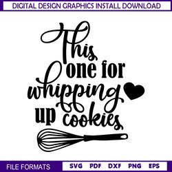 this one for whipping up cookies svg