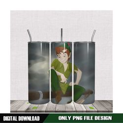 peter pan green clothes sit on sail 20oz skinny png