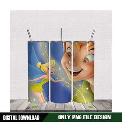 disney tumbler tinker bell peter pan png