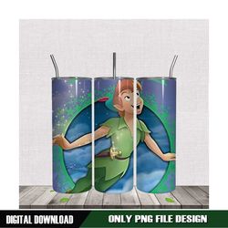 peter pan go through round door tumbler png