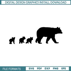 mama of the bear kids svg