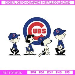 Snoopy Charlie Brown Chicago Cubs Cricut Files